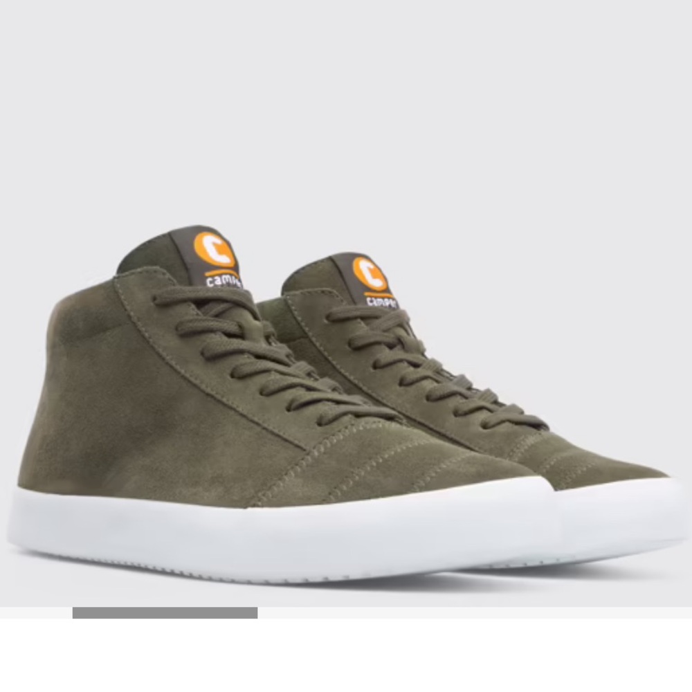 Camper Olive Suede Imar Sneaker Boots size 44 (US 10.5-11)